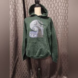 Nughtmare Before Christmas Meets Star Wars Dark Green Hooded Sweatshirt Hoodie